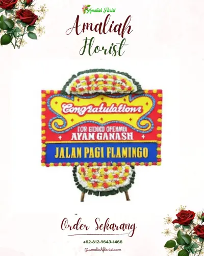 Bunga Papan Congratulation di Patingalloang